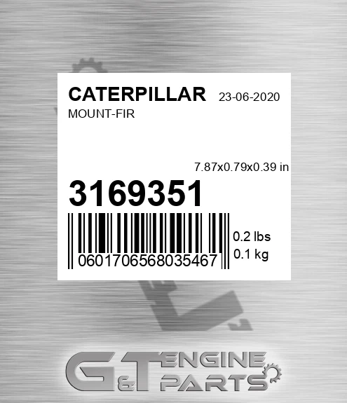 316-9351 Mount-fir for CATERPILLAR