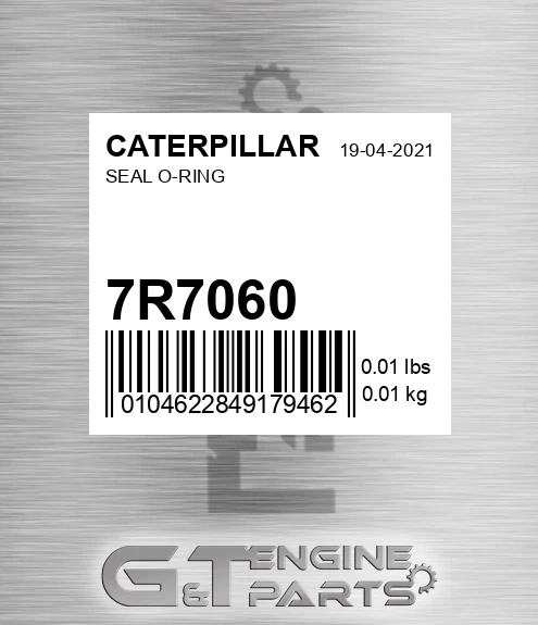 7R-7060 Seal O-ring for CATERPILLAR