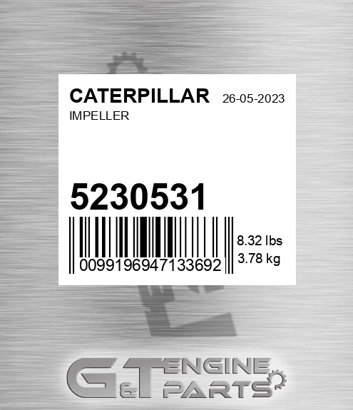 523-0531 Impeller for CATERPILLAR