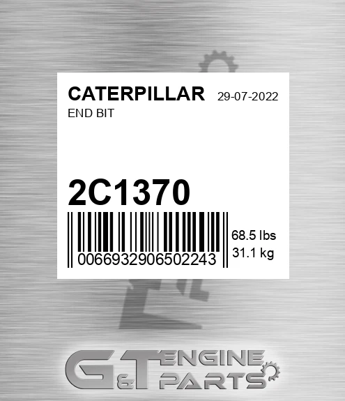 2C1370 CATERPILLAR End Bit