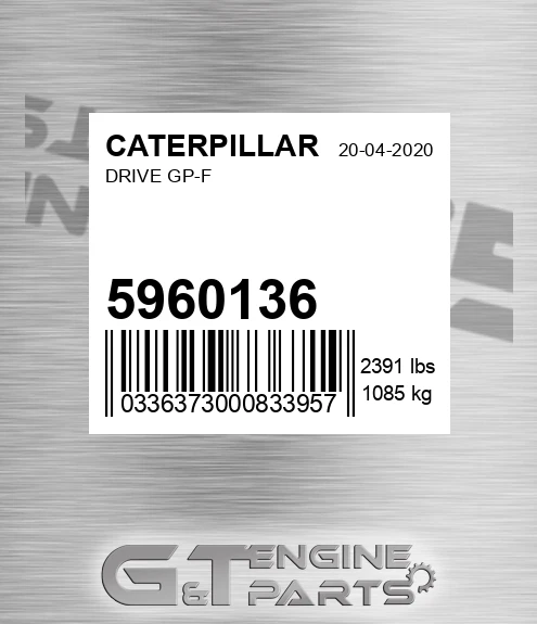5960136 Drive Gp-f for CATERPILLAR