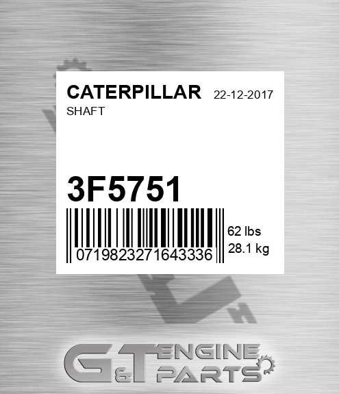 3F5751 Shaft