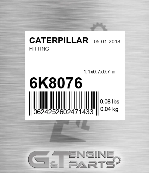 6K8076 Fitting