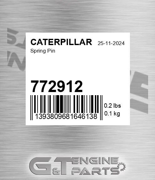772912 Spring Pin