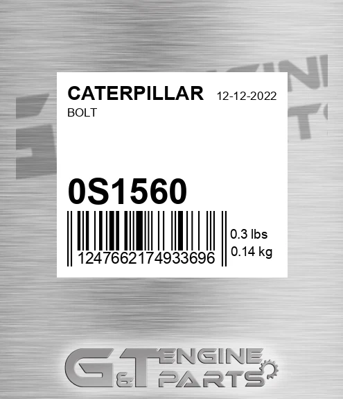 0S1560 Bolt