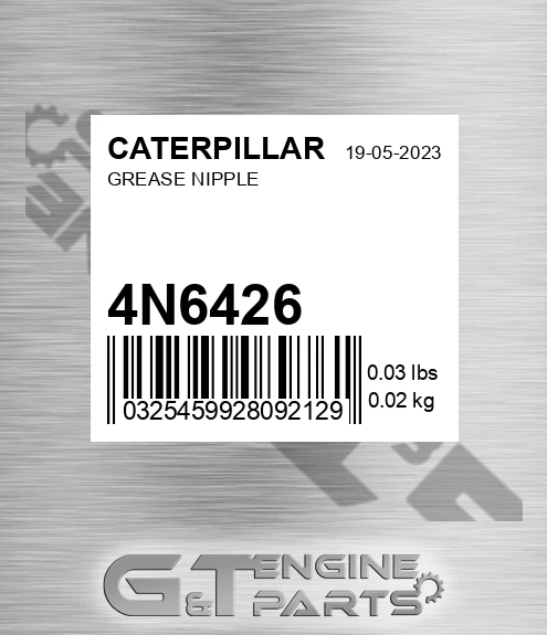 4N-6426 Grease Nipple for CATERPILLAR