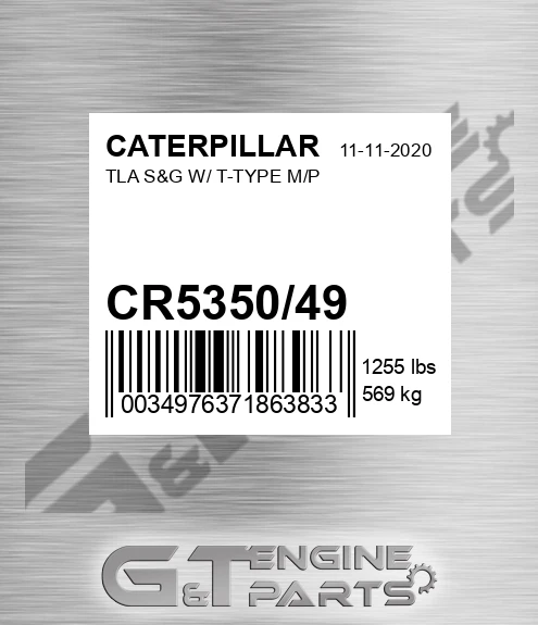 CR5350/49 Tla S&g W/ T-type M/p