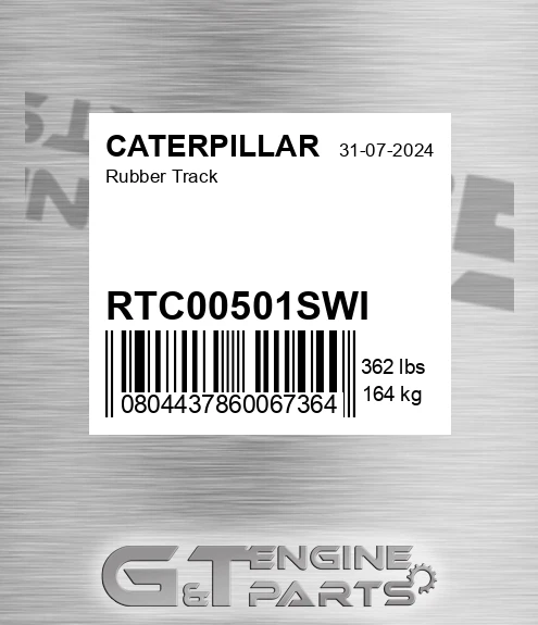 RTC00501SWI Rubber Track