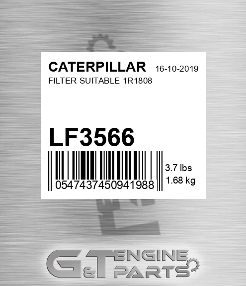 LF3566 CATERPILLAR Filter Suitable 1r1808