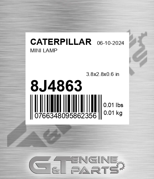 8J-4863 Mini Lamp for CATERPILLAR