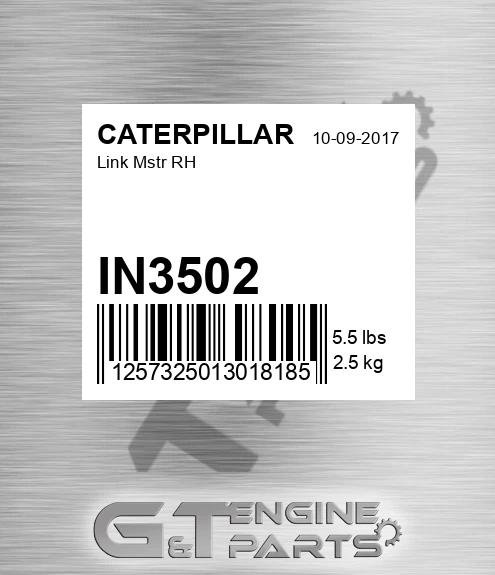IN3502 Link Mstr Rh for CATERPILLAR