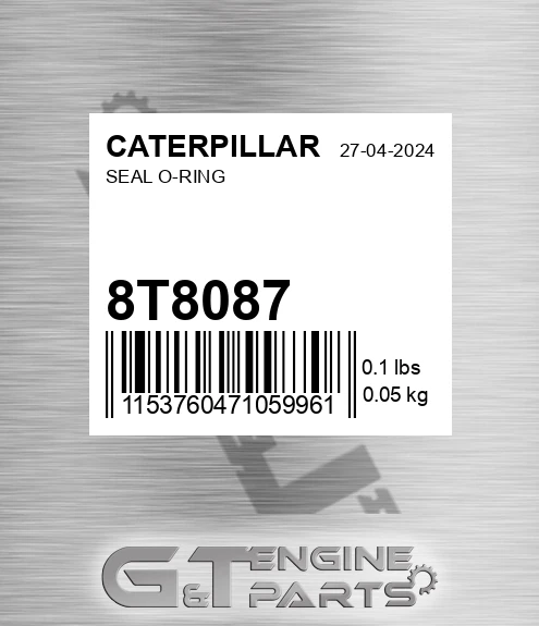 8T-8087 Seal O-ring for CATERPILLAR
