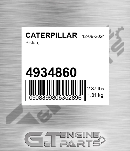 4934860 Piston,