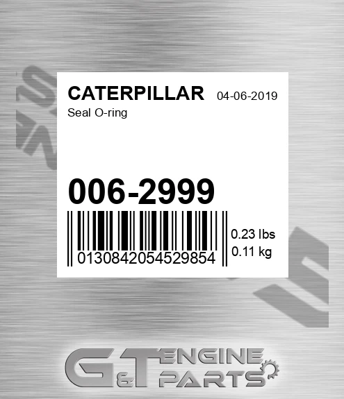 006-2999 Seal O-ring for CATERPILLAR