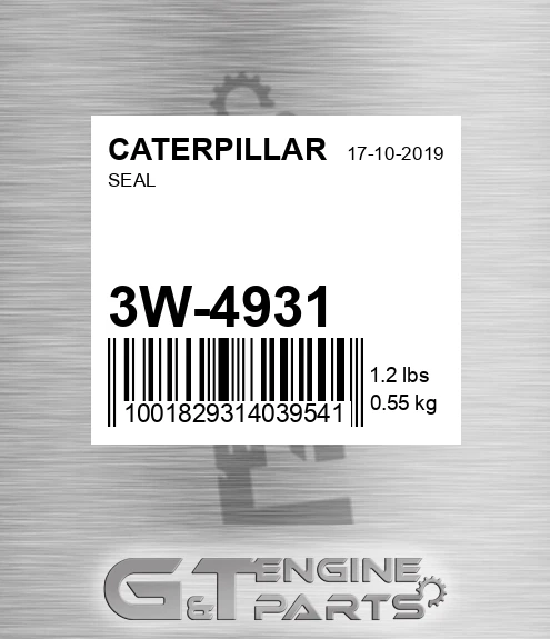 3W-4931 Seal