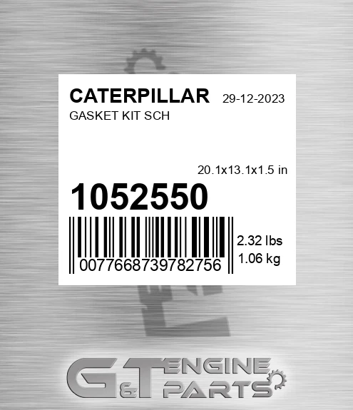 105-2550 Gasket Kit Sch for CATERPILLAR