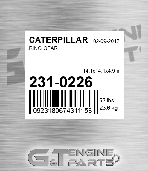 231-0226 Ring Gear for CATERPILLAR