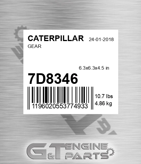 7D8346 Gear