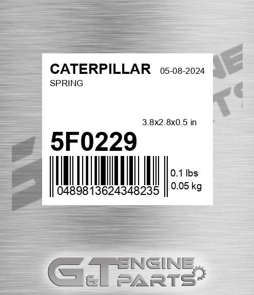 5F0229 CATERPILLAR Spring