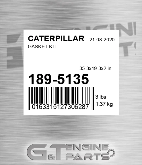 189-5135 Gasket Kit for CATERPILLAR
