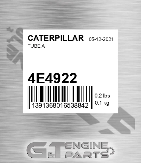 4E4922 CATERPILLAR Tube A