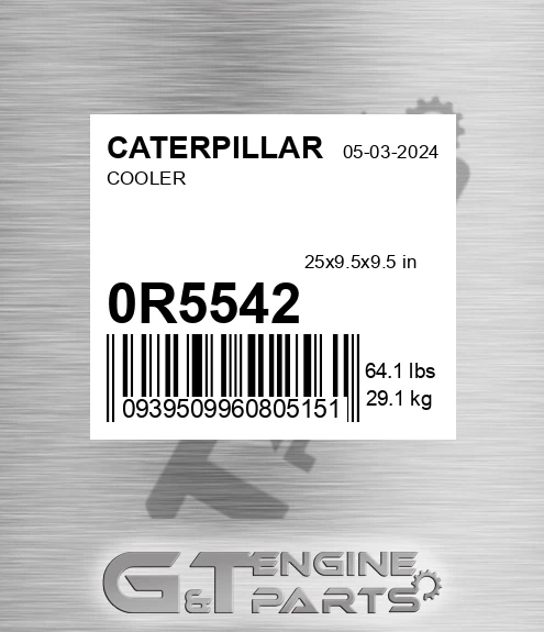 0R-5542 Cooler