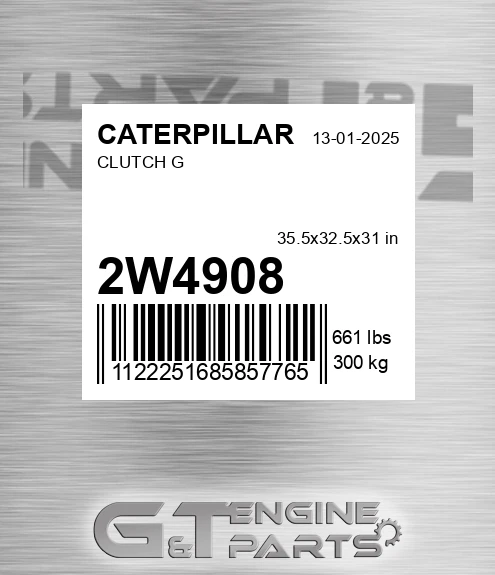 2W4908 Clutch G for CATERPILLAR