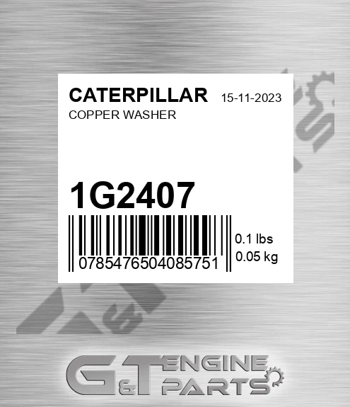 1G-2407 Copper Washer