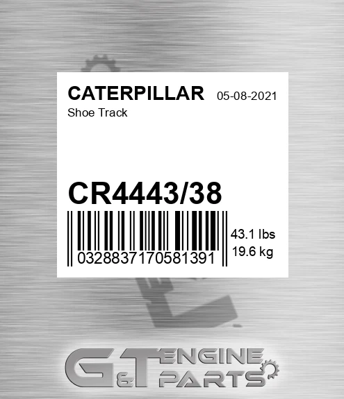 CR4443/38 Shoe Track