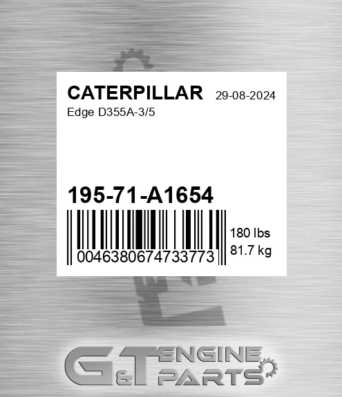 195-71-A1654 Edge D355a-3/5 for CATERPILLAR