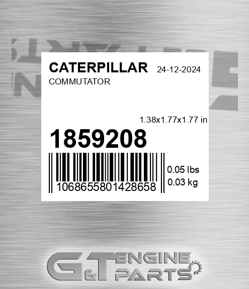 185-9208 Commutator for CATERPILLAR