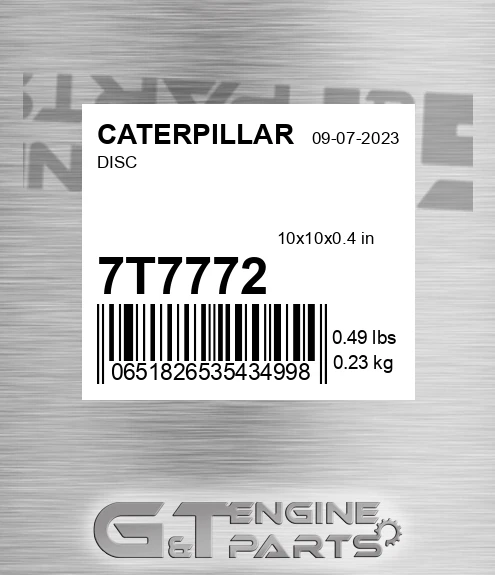 7T-7772 Disc for CATERPILLAR