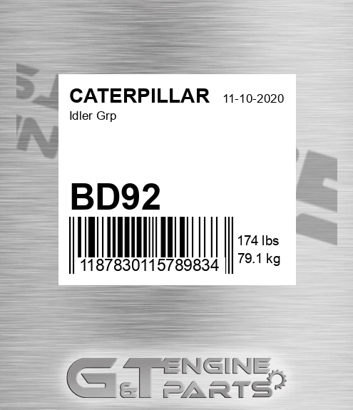 BD92 Idler Grp