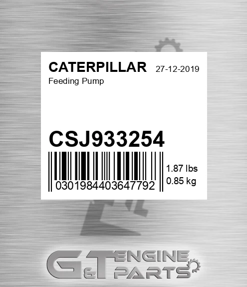 CSJ933254 Feeding Pump