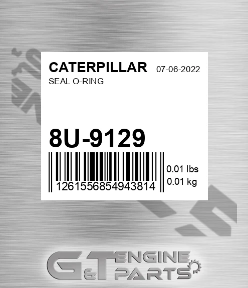 8U-9129 Seal O-ring for CATERPILLAR