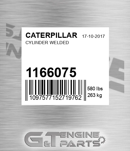 1166075 CATERPILLAR Cylinder Welded