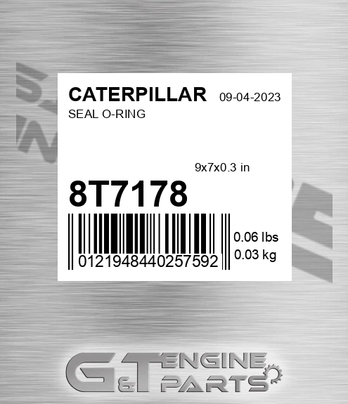 8T-7178 Seal O-ring for CATERPILLAR
