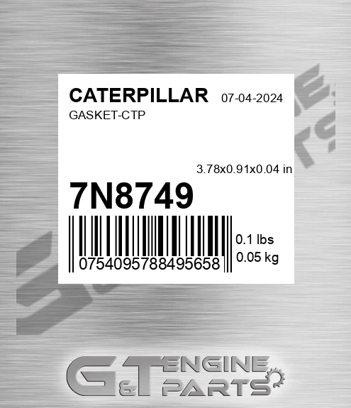 7N8749 Gasket-ctp