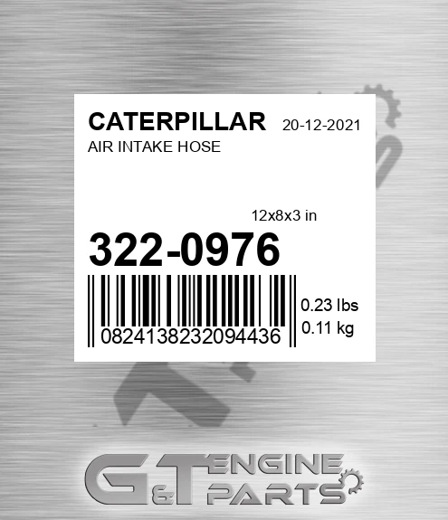 322-0976 Air Intake Hose