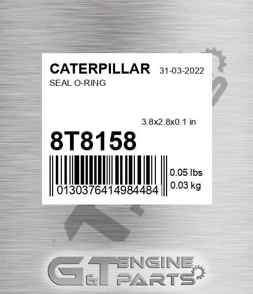 8T-8158 Seal O-ring for CATERPILLAR