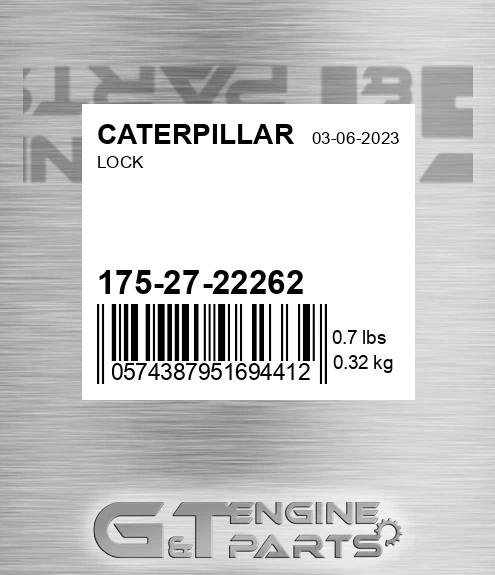 175-27-22262 Lock
