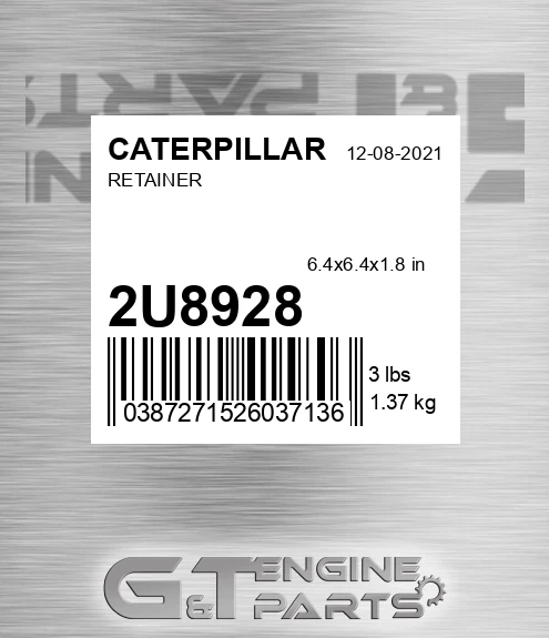 2U8928 Retainer for CATERPILLAR