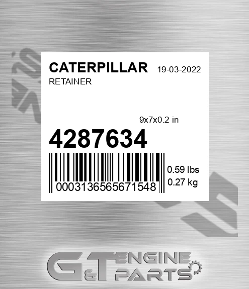 428-7634 Retainer