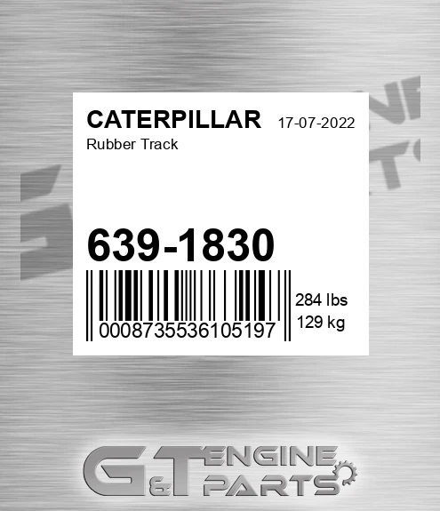 6391830 Rubber Track for CATERPILLAR