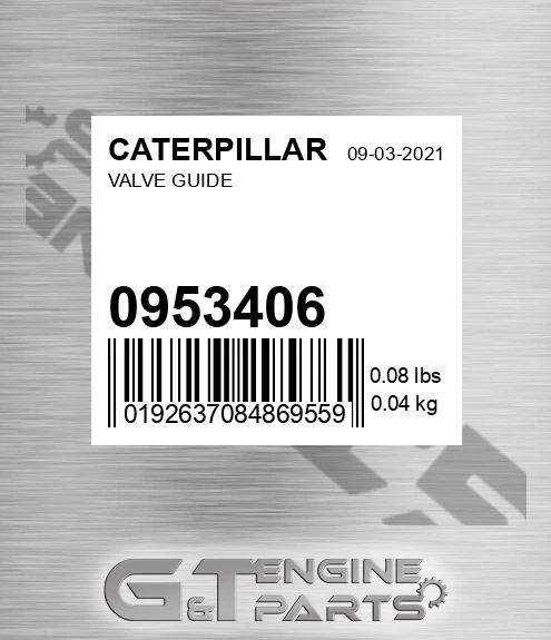 095-3406 Valve Guide for CATERPILLAR