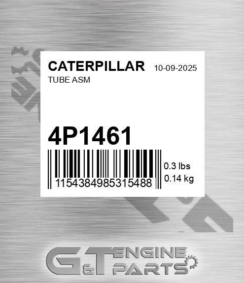 4P1461 Tube Asm for CATERPILLAR