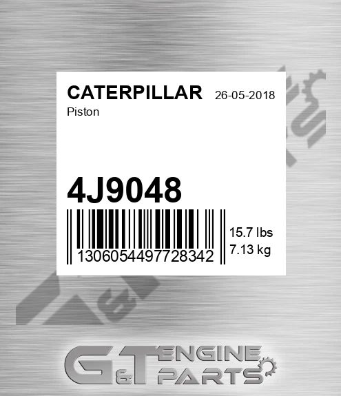 4J9048 CATERPILLAR Piston