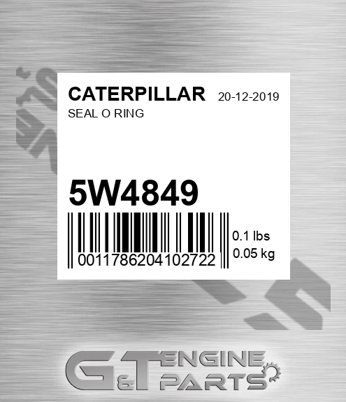 5W4849 Seal O Ring