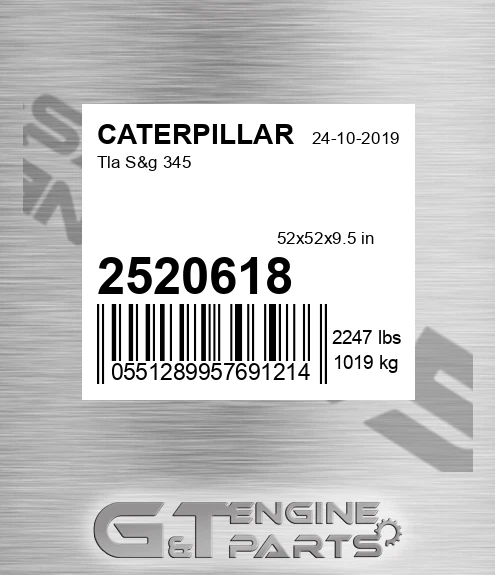 2520618 Tla S&g 345 for CATERPILLAR