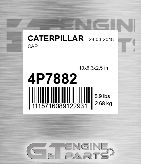 4P7882 Cap